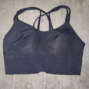 lululemon like a cloud longline bra, black